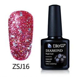 Гел Лак Диамантено Брокатен 10ml ZSJ16 - GC033 Elite99